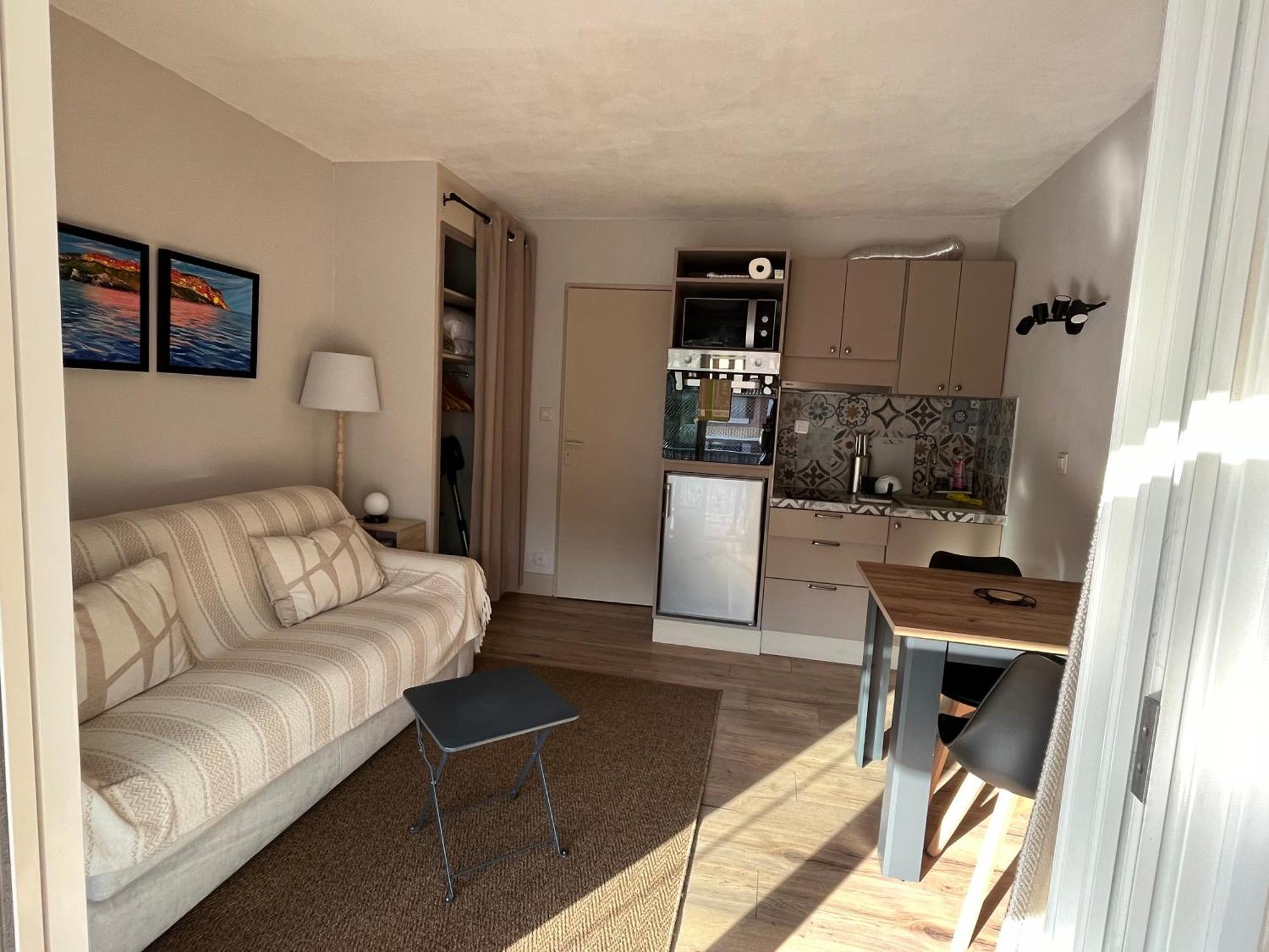 Studio Cosy En Bord De Mer Saint-Cyr-sur-Mer Exterior foto